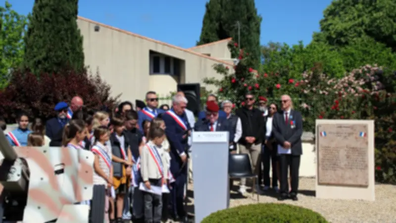 Vendargues : première commémoration du 8 mai pour le conseil municipal des jeunes