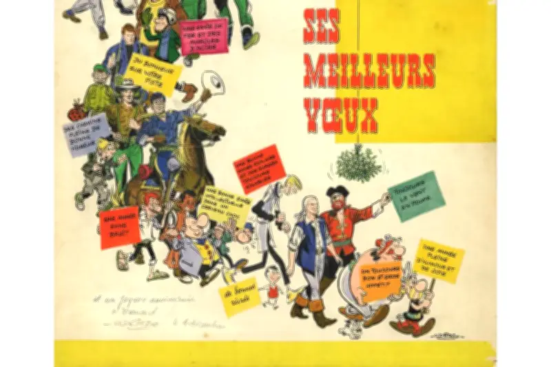 Vente aux enchères BD à Monaco : Uderzo, Peyo, Moebius en vedette