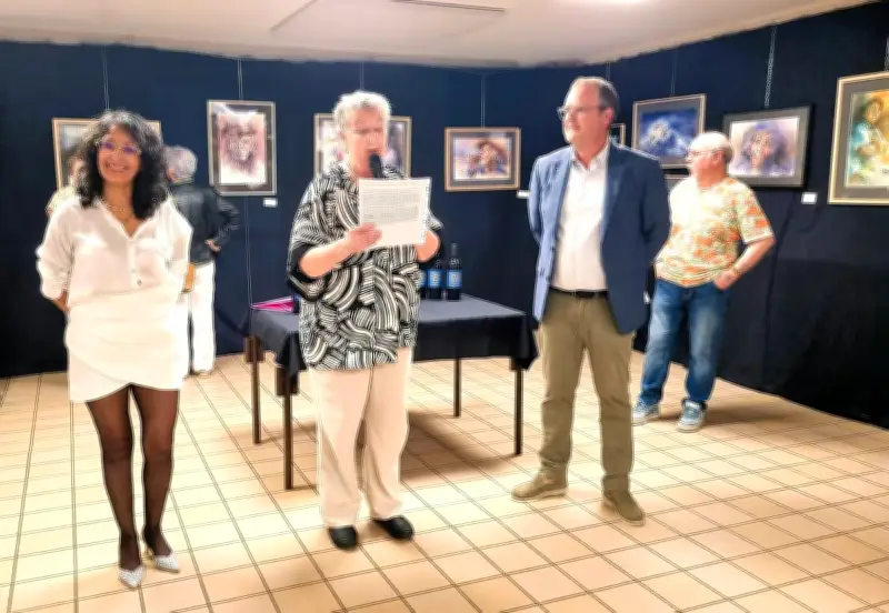 Vernissage du 47e Salon d'art à Cavignac : l'aquarelle à l'honneur