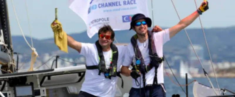 Victoire de justesse pour Verdier et Claveau sur la CIC Med Channel Race