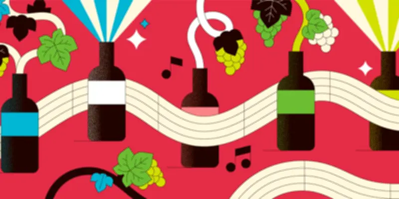 Vignerons convaincus du pouvoir bénéfique de la musique sur le vin