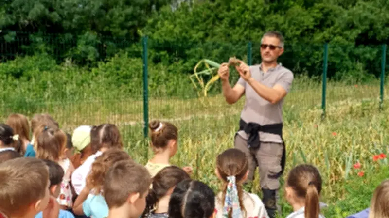 Visites pédagogiques au potager municipal de Cazouls-lès-Béziers