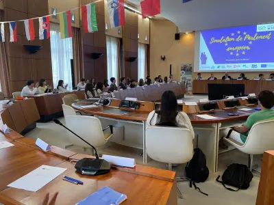 55 lycéens landais simulent le Parlement européen à Mont-de-Marsan
