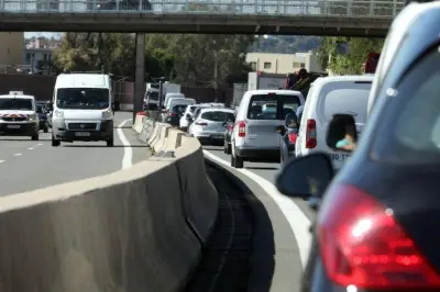 Accident sur l'A8 : bouchon de 10 km entre Antibes et Nice