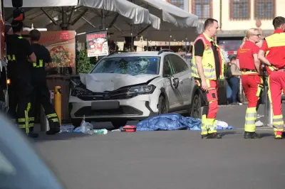 Allemagne : une voiture fonce dans une foule à Leipzig, deux morts