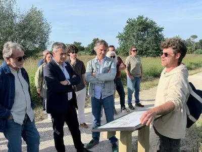 Arès inaugure une plateforme d'observation ornithologique et un sentier pédagogique
