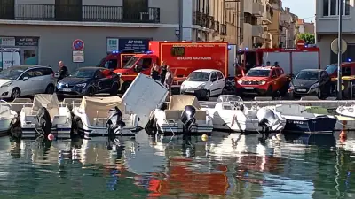 Camionnette chute dans le canal de Sète : le conducteur s'extrait
