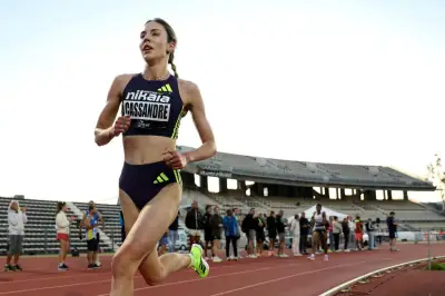 Cassandre Beaugrand bat le record de France du 5000m à Nice
