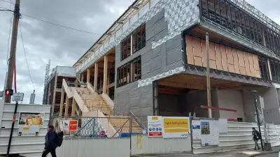 Champigny : le chantier de la médiathèque suspendu après des dégâts