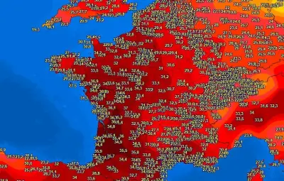 Climatosceptiques en furie : les cartes météo trop rouges déclenchent des insultes