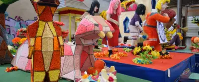 Coulisses de la Grande Cavalcade de printemps à Frontignan La Peyrade