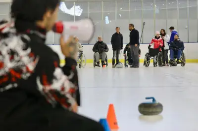 Curling accessible aux déficients visuels : une première en France à Draguignan