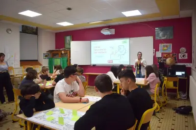 Découverte des métiers en réalité virtuelle au collège Lucien-Sigala