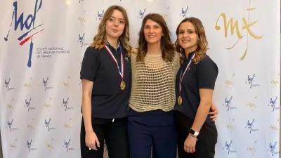 Deux meilleures apprenties de France en coiffure à Gourdon