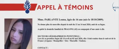 Disparition inquiétante de Louna, 16 ans, dans la Loire