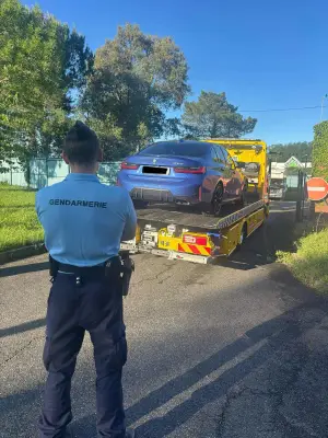 Excès de vitesse à 176 km/h sur l'A63 : permis retiré