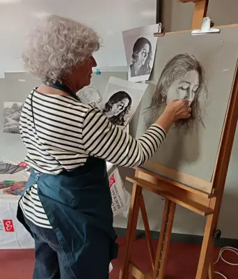 Exposition annuelle d'Arts et loisirs du Teich : le dessin à l'honneur