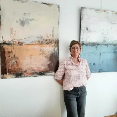 Exposition de Tania Carrara à la charcuterie Laguerre pour Mai de l'art