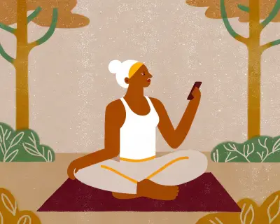 Hygiène numérique : une prof de yoga limite son temps d'écran