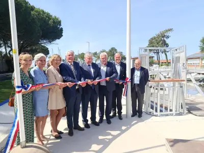 Inauguration du port du Betey à Andernos après trois ans de rénovation