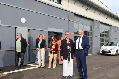 Jean-Louis Masson en visite à Flayosc : centre technique, école et potager
