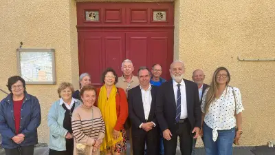 Kléber Mesquida en visite à Agel : échanges sur les projets locaux