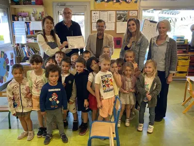 Labouheyre : des élèves de maternelle récompensés pour leur citoyenneté