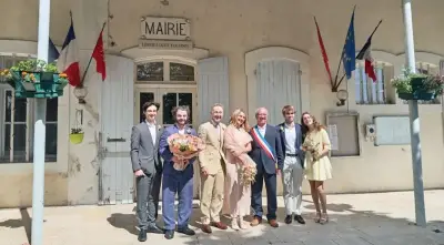 Mariage européen à Paulhiac : l'Europe unit un couple franco-britannique