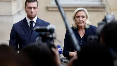 Marine Le Pen assure n'avoir aucune divergence avec Jordan Bardella