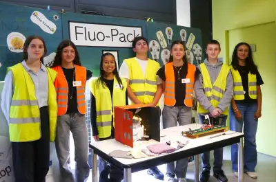 Morcenx : des collégiens innovent avec Fluo Pack et Cartibou