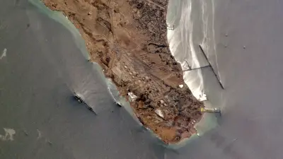 Nappe de pétrole géante au large de l'île iranienne de Kharg