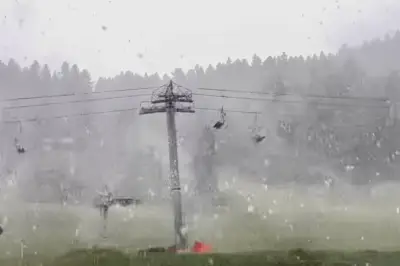 Neige exceptionnelle en mai dans l'arrière-pays niçois : les images