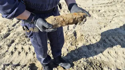 Obus de 25 kg découvert dans une ferraille à Saint-Thibéry, démineurs intervenus