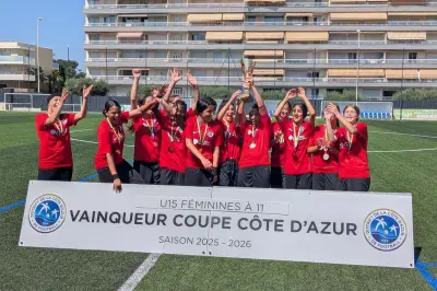 OGC Nice U15 féminines remporte la Coupe Côte d'Azur sans suspense