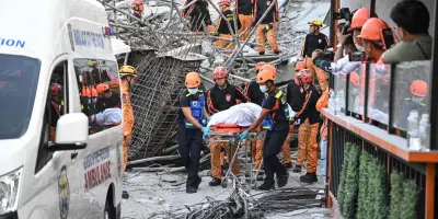 Philippines : signes de vie après effondrement, 4 morts et 17 disparus