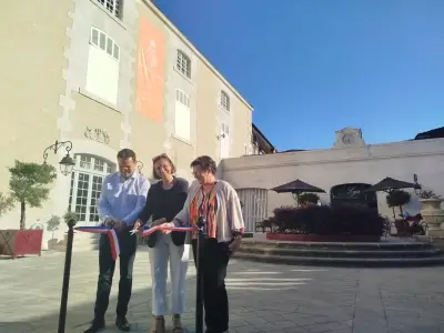 Rénovation du château de Cognac : la cour d'honneur retrouve sa splendeur