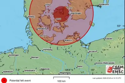 Séisme de magnitude 3,9 au Danemark : la terre a tremblé à Copenhague