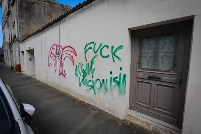 Tag antisioniste en plein centre-ville de Grenoble