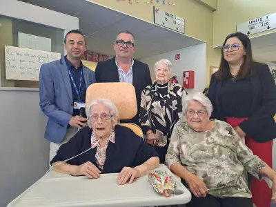 Triple anniversaire à l'Ehpad de Gajac : trois centenaires à l'honneur