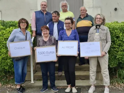 Un chèque de 1 500 € remis au Comité 47 de cancérologie
