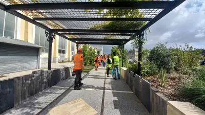 Un jardin paysager de 840 m² inauguré au Technicentre SNCF de Saintes
