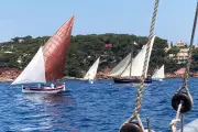 19e Virée de Saint-Nazaire : voile latine, Marine et Gérard d'Aboville