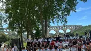 200 jeunes unissent leurs idées pour la planète au Pont du Gard
