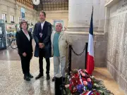 81e anniversaire de la Victoire 1945 : cérémonie à la gare de Bordeaux