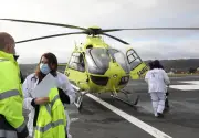 Accident de moto à Miallet : une femme héliportée à Limoges