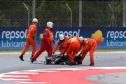 Accident spectaculaire d'Alex Marquez au GP de Catalogne, course interrompue