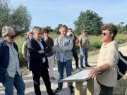 Arès inaugure une plateforme d'observation ornithologique et un sentier pédagogique