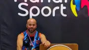 Aurélien Fricker champion de France de rugby fauteuil N3 avec Montpellier