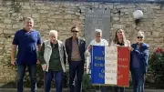 Bernis reçoit le drapeau des Blessés du poumon combattants