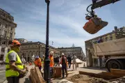 Bordeaux : déconstruction des structures provisoires aux allées de Tourny